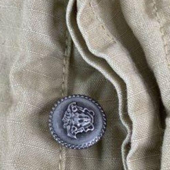 Khaki Versace Shorts w/ COA - Size 40 - Picture 4 of 7